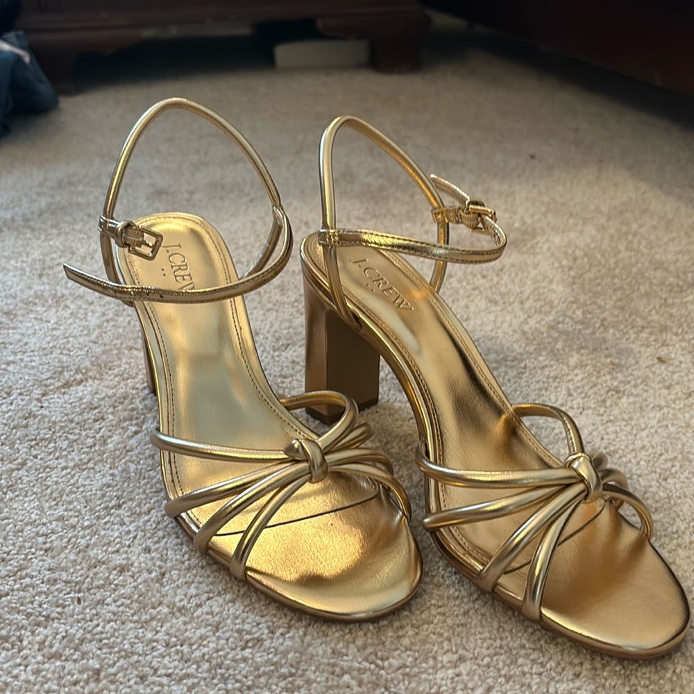 J. Crew Gold Women's Sandals